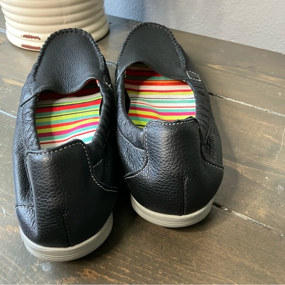 SAS Shoes 7.5 N Sunny Loafers Black Leather Slip-on Comfort Casual Women’s - Picture 7 of 10